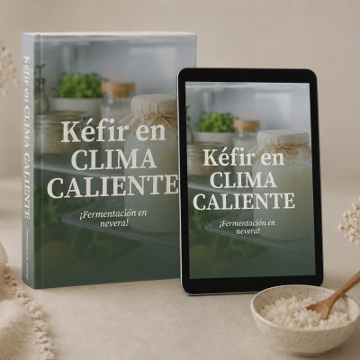 kéfir en clima caliente fermentado en nevera
